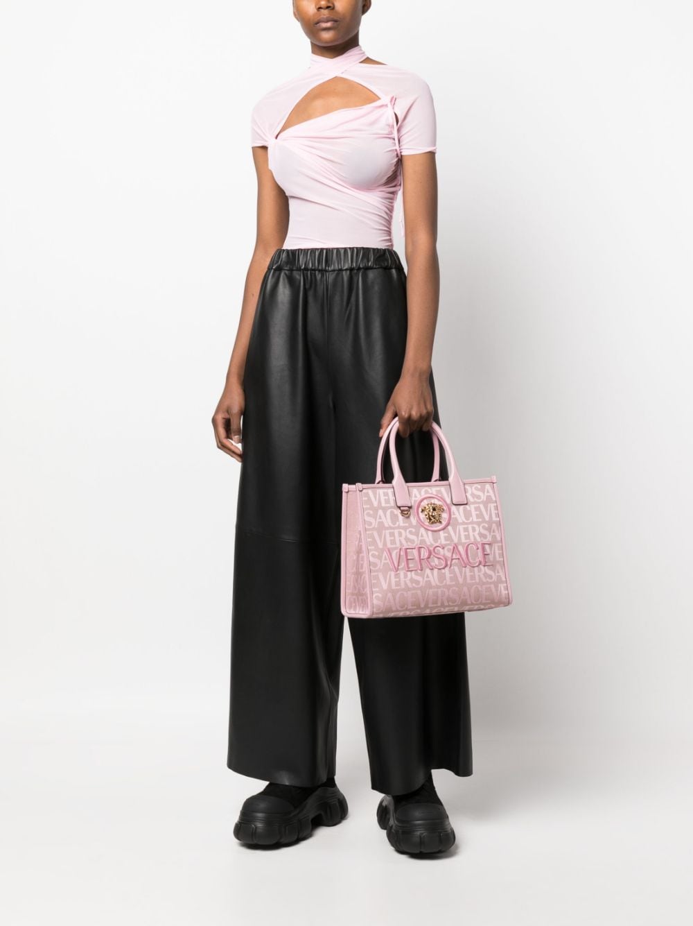 Versace small Versace Allover tote bag