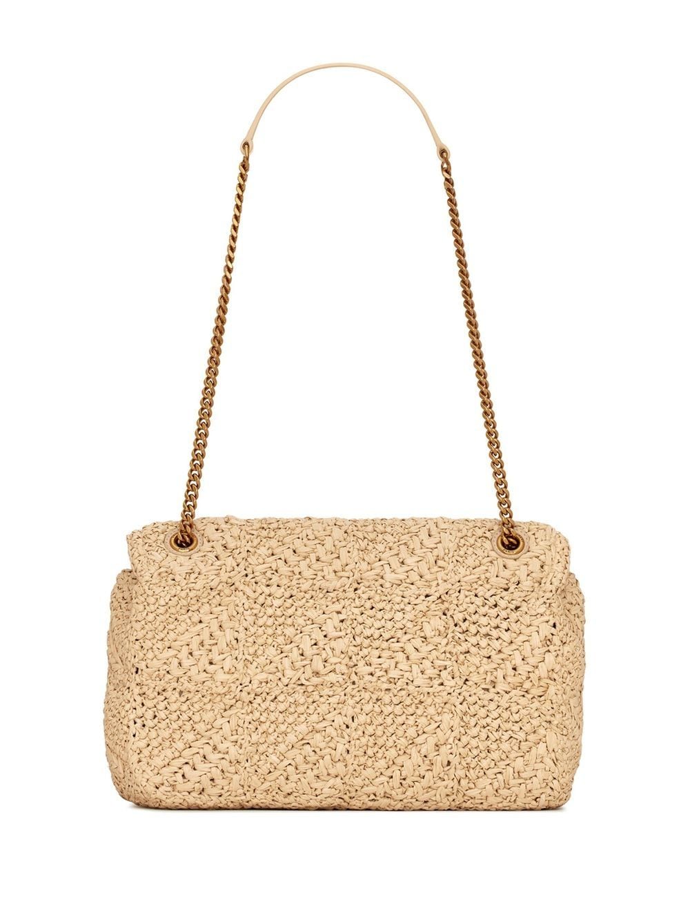Saint Laurent woven chain strap bag