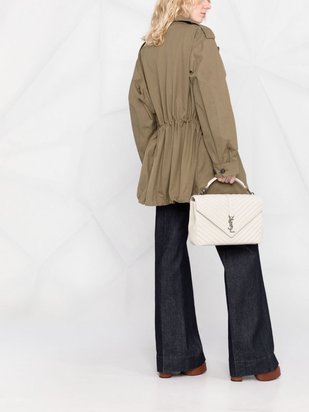 Saint Laurent large Collège quilted tote bag