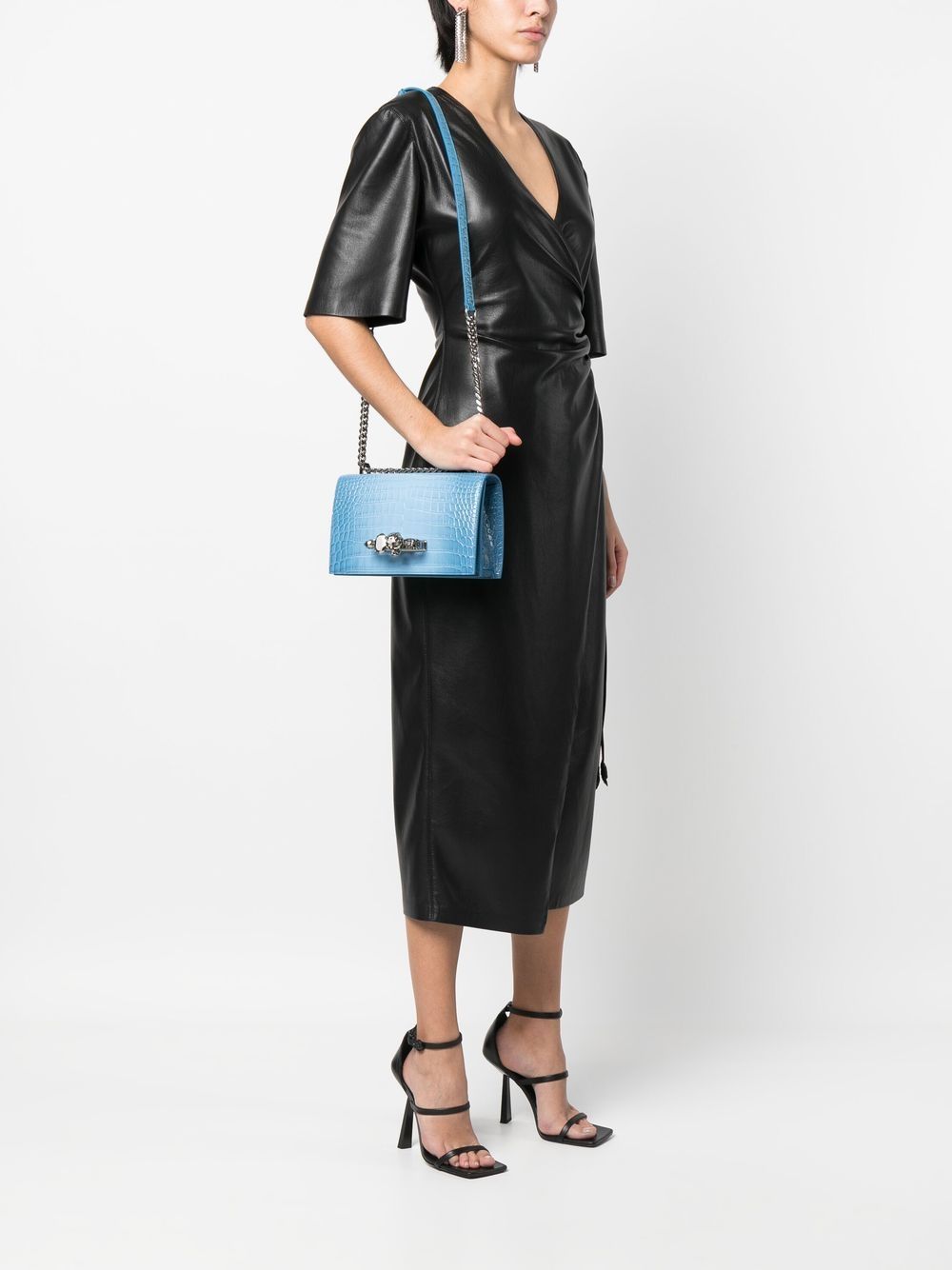 Alexander McQueen Four Ring handle crossbody bag