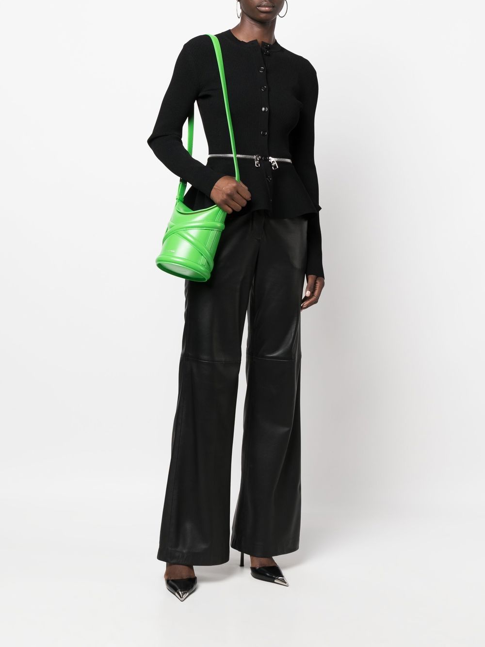 Alexander McQueen The Curve bucket bag