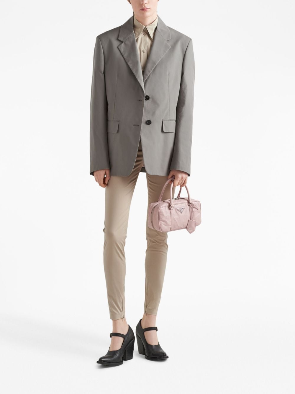 Pra*a small leather tote bag