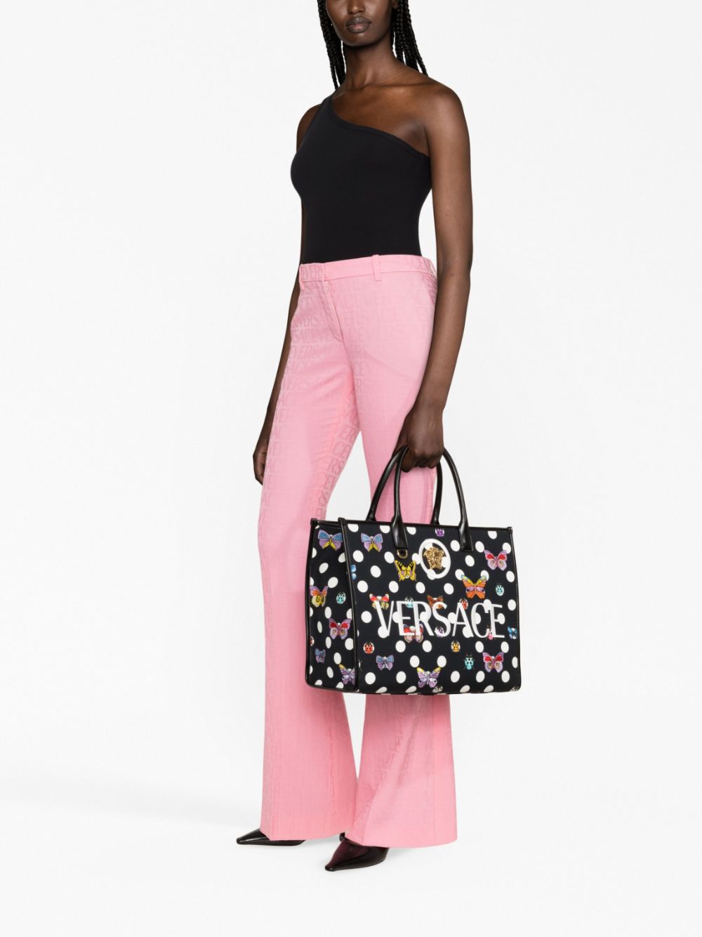 Versace x Dua Lipa Butterflies tote bag