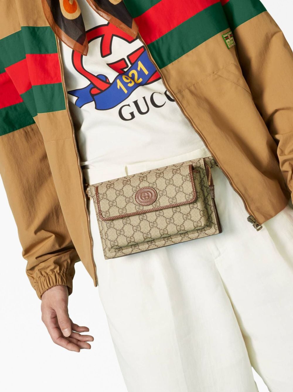 g*u*i gg S*p*e canvas belt bag