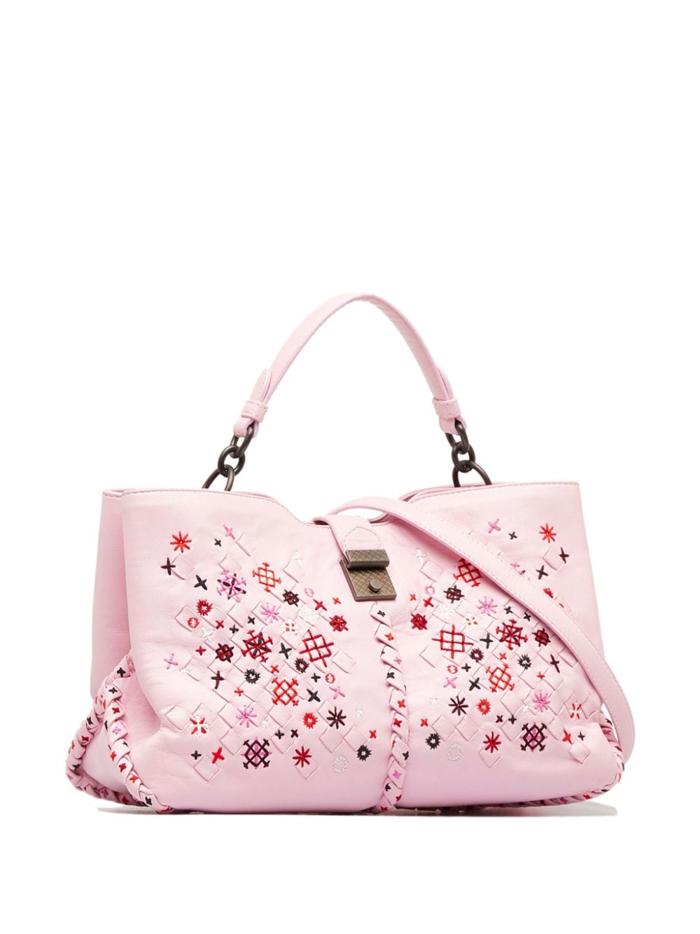 Bo*te*ga ve*ne*ta napoli intrecciato meadow flower handbag