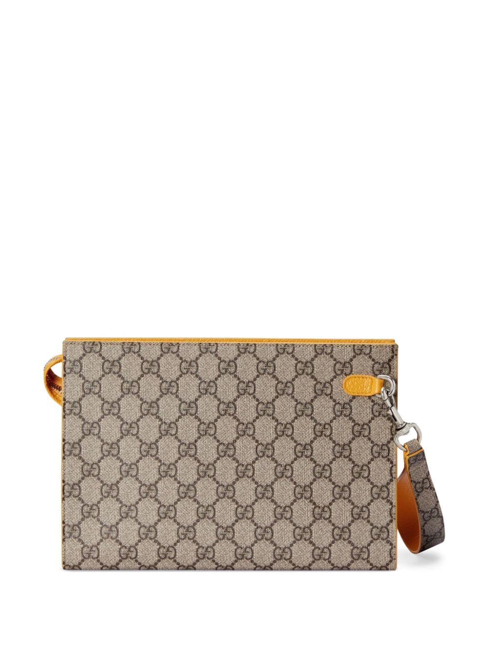 G*u*i gg-canvas logo-plaque clutch bag