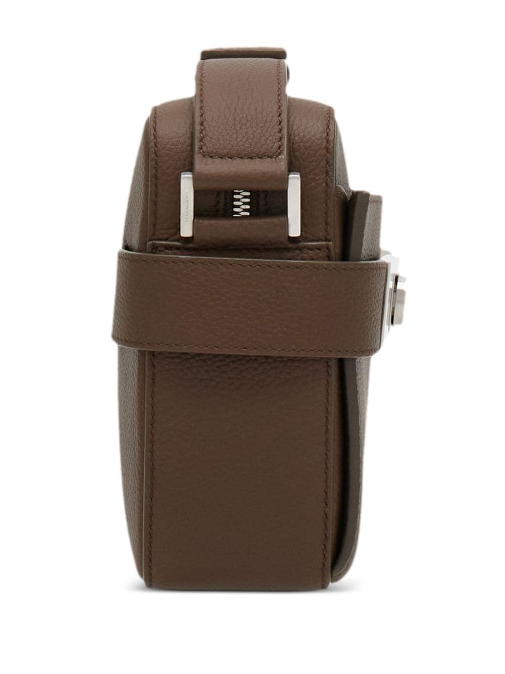 Ferragamo Gancini-buckle leather shoulder bag