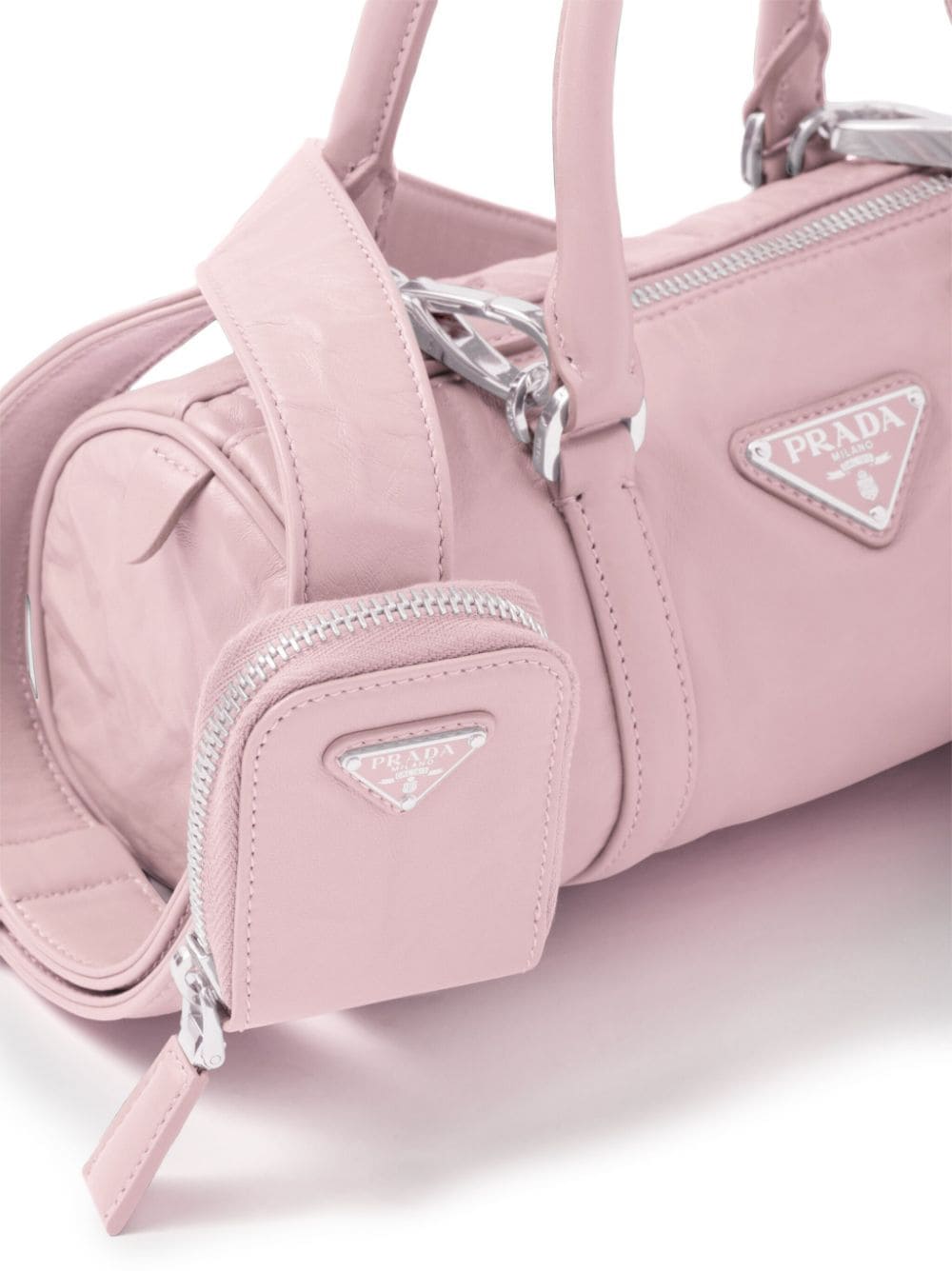 Pra*a logo-plaque tote bag