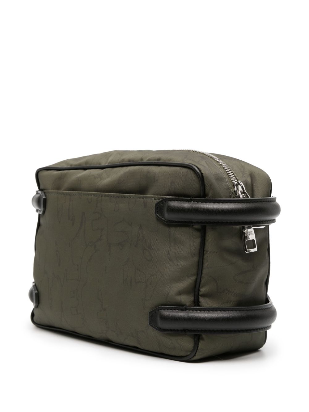 Alexander McQueen panelled-leather gabardine bag