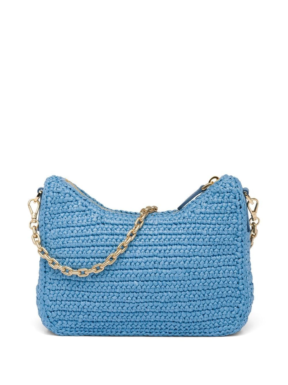 Pra*a re-edition 2005 crochet-knit shoulder bag