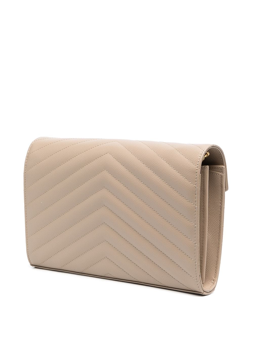 Saint Laurent monogram-plaque quilted shoulder bag