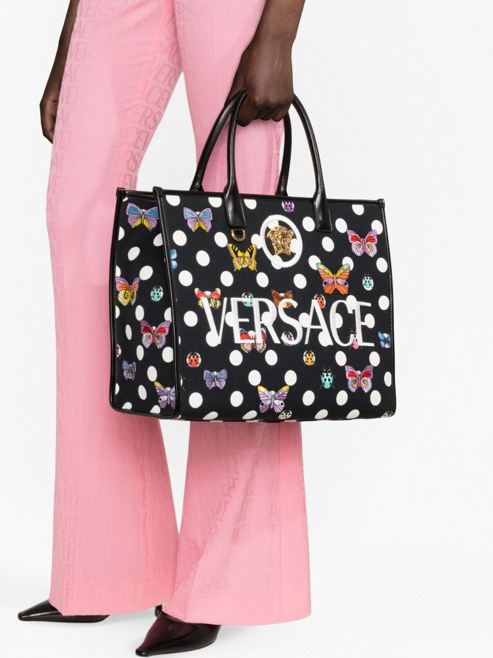 Versace x Dua Lipa Butterflies tote bag