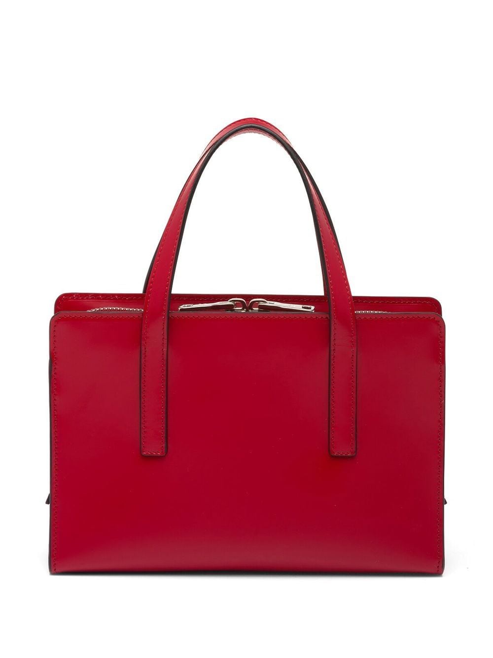 Pra*a mini re-edition 1995 brushed leather tote bag