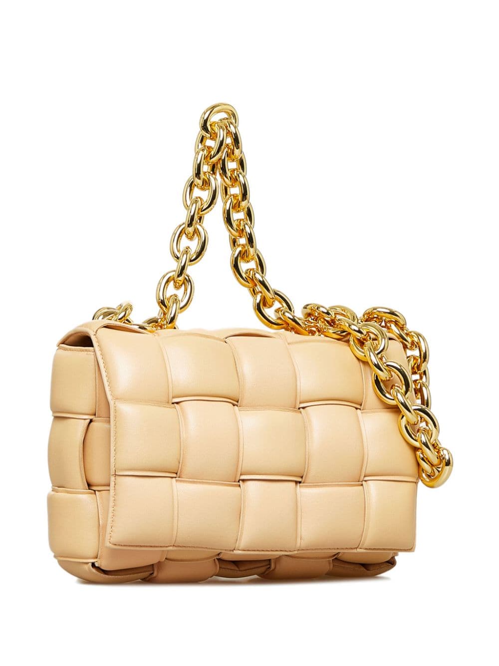 Bo*te*ga ve*ne*ta padded cassette chain two-way bag