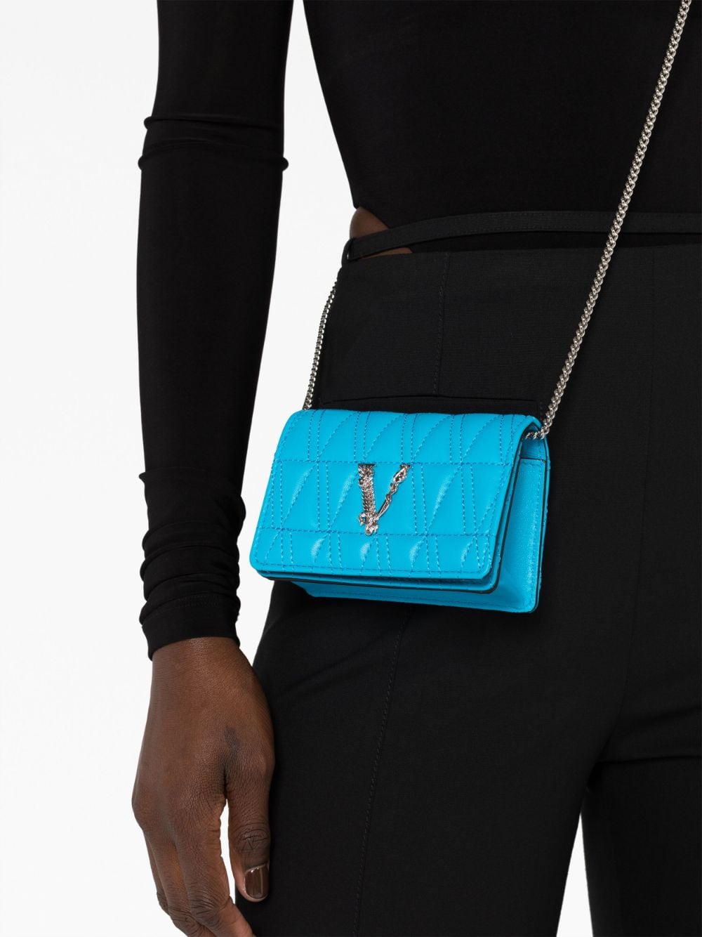 Versace Virtus quilted mini bag