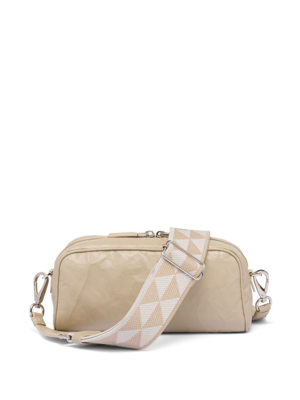 Pra*a leather shoulder bag