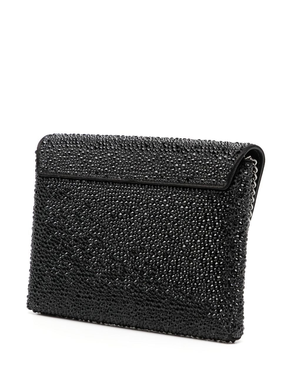 Versace La Medusa crystal envelope clutch
