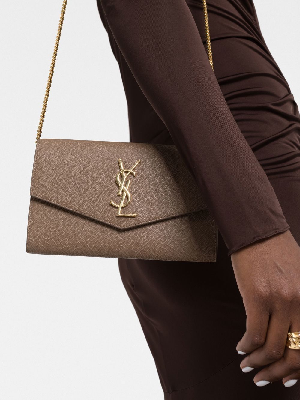 Saint Laurent Uptown leather mini bag