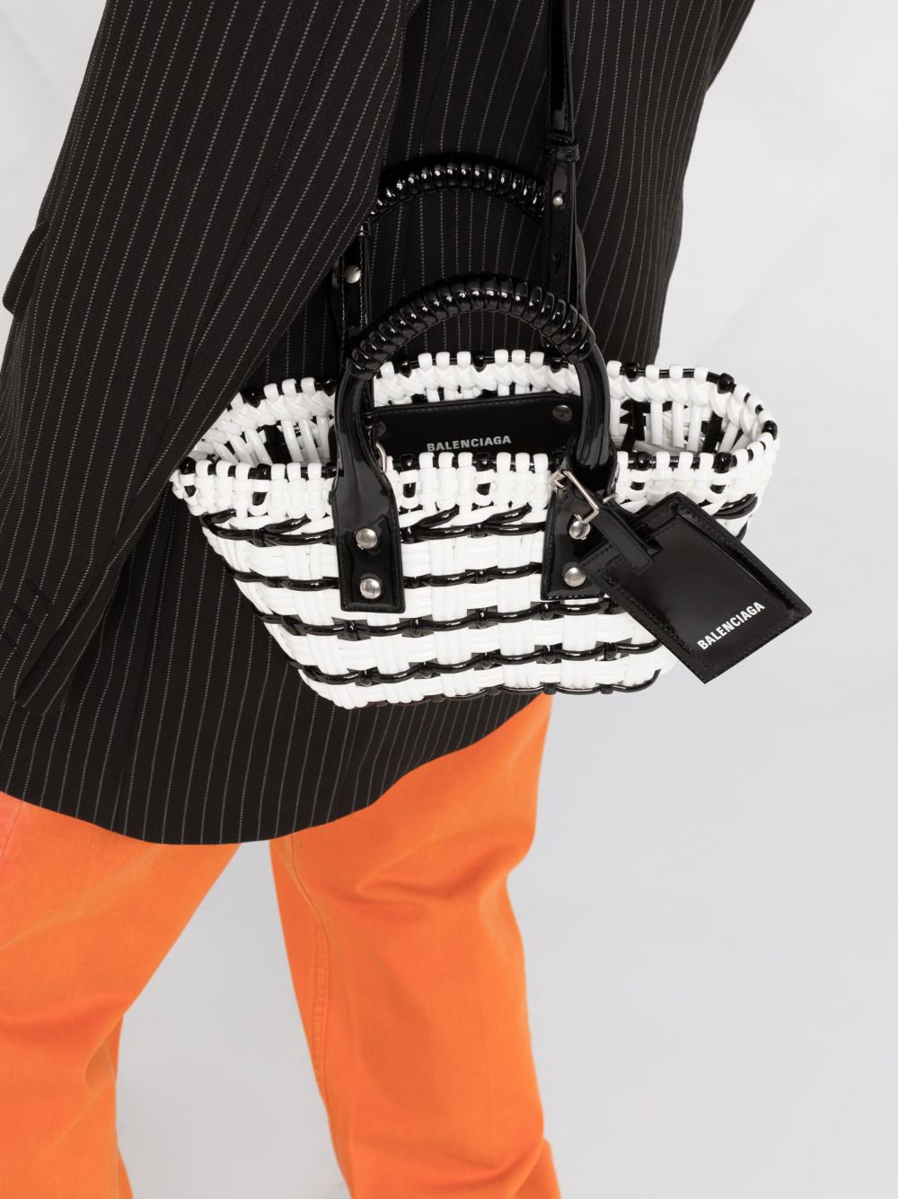 Ba*len*cia*ga xxs bistro basket tote bag