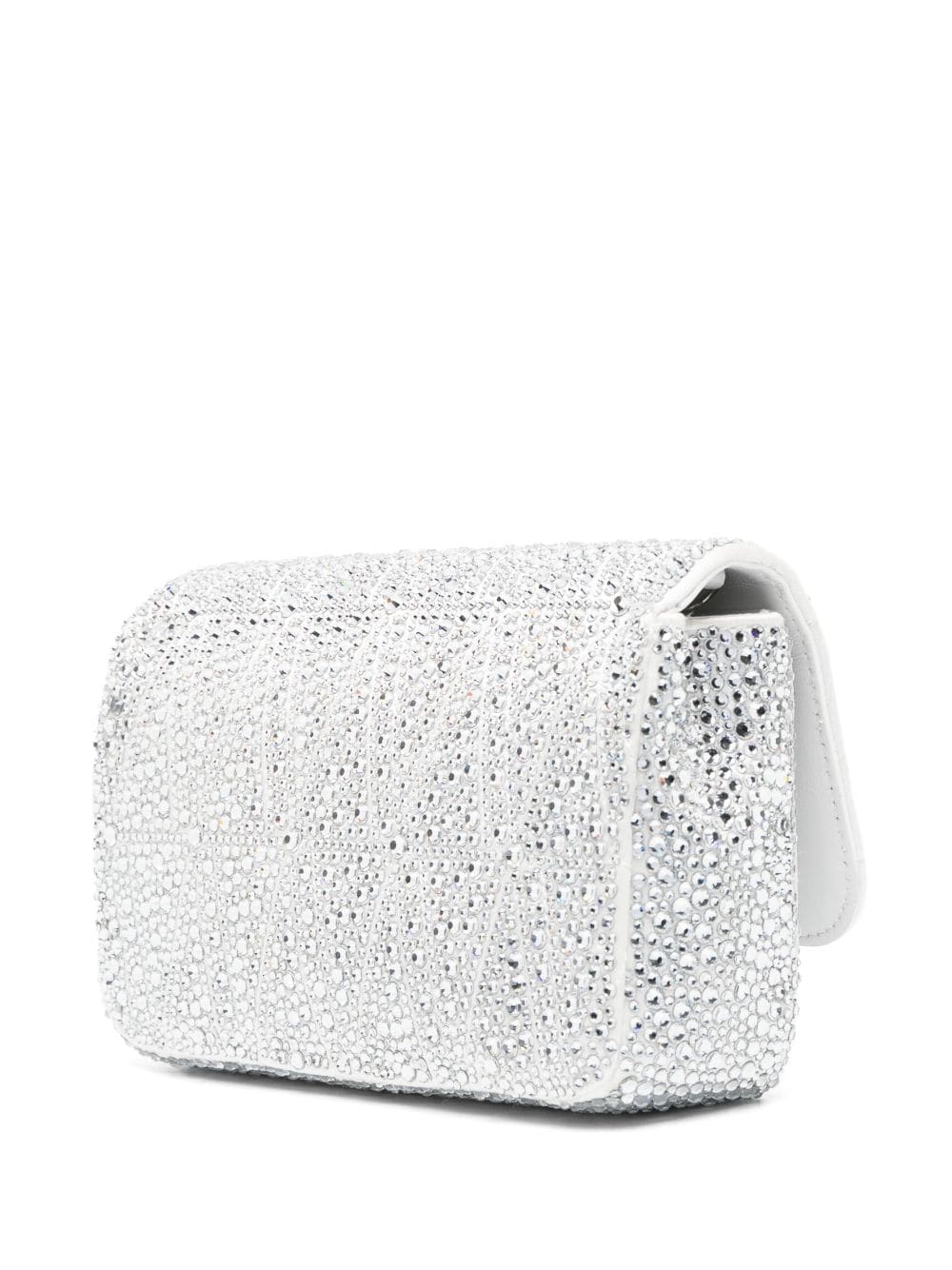 Versace Virtus rhinestone-embellished shoulder bag