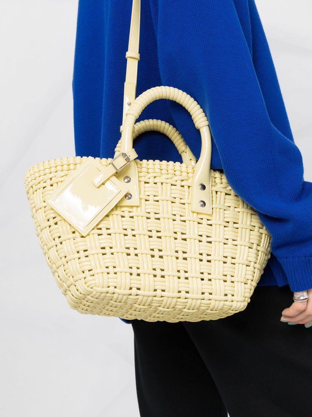 Ba*len*cia*ga xs bistro basket tote bag