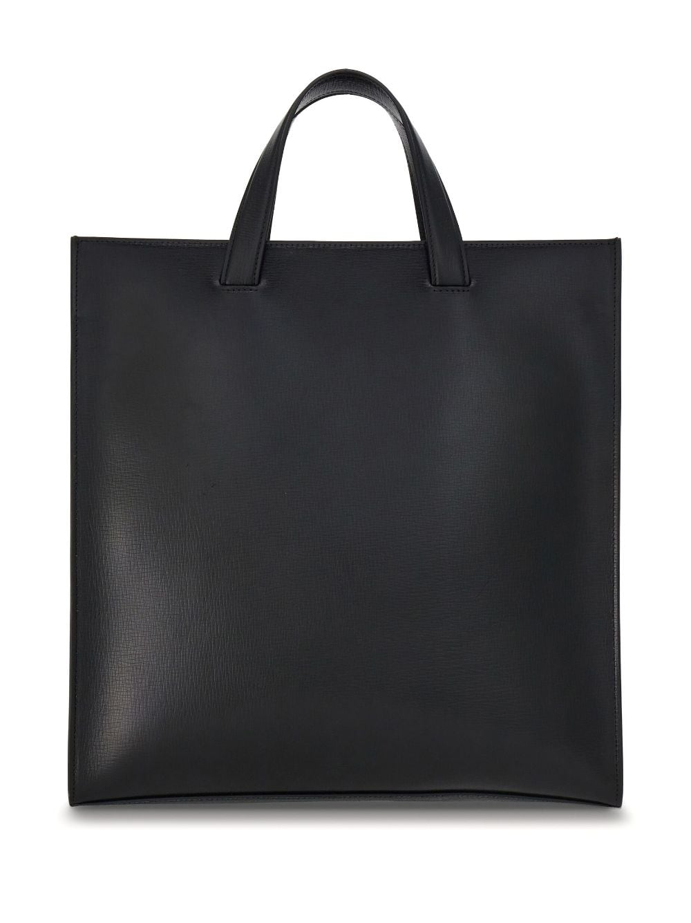 Ferragamo logo-print leather tote bag