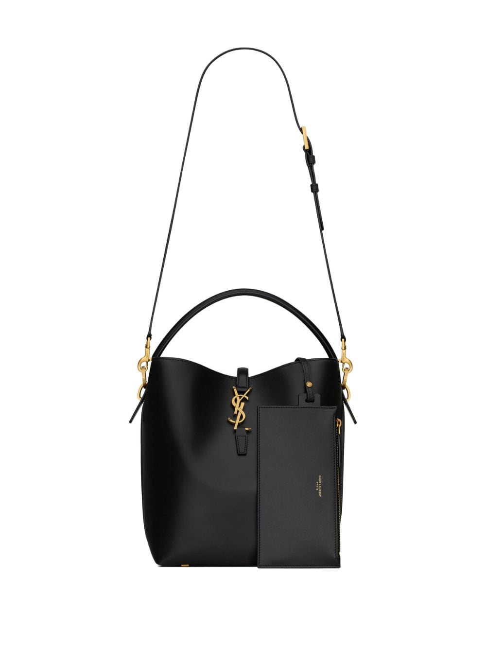 Saint Laurent Catherin logo-plaque leather bag