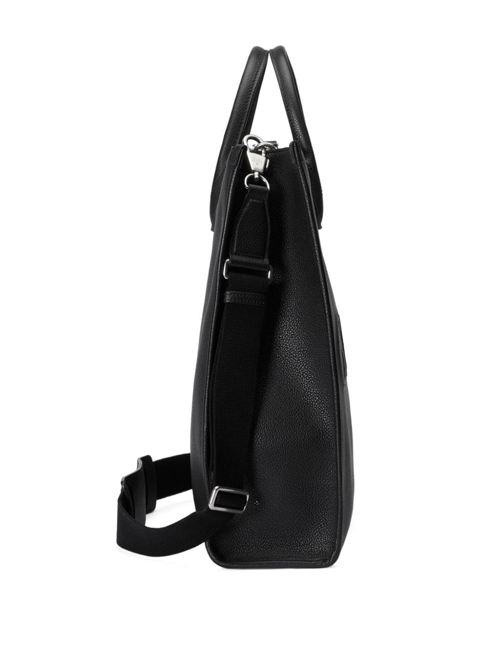 G*u*i logo-embossed leather tote bag