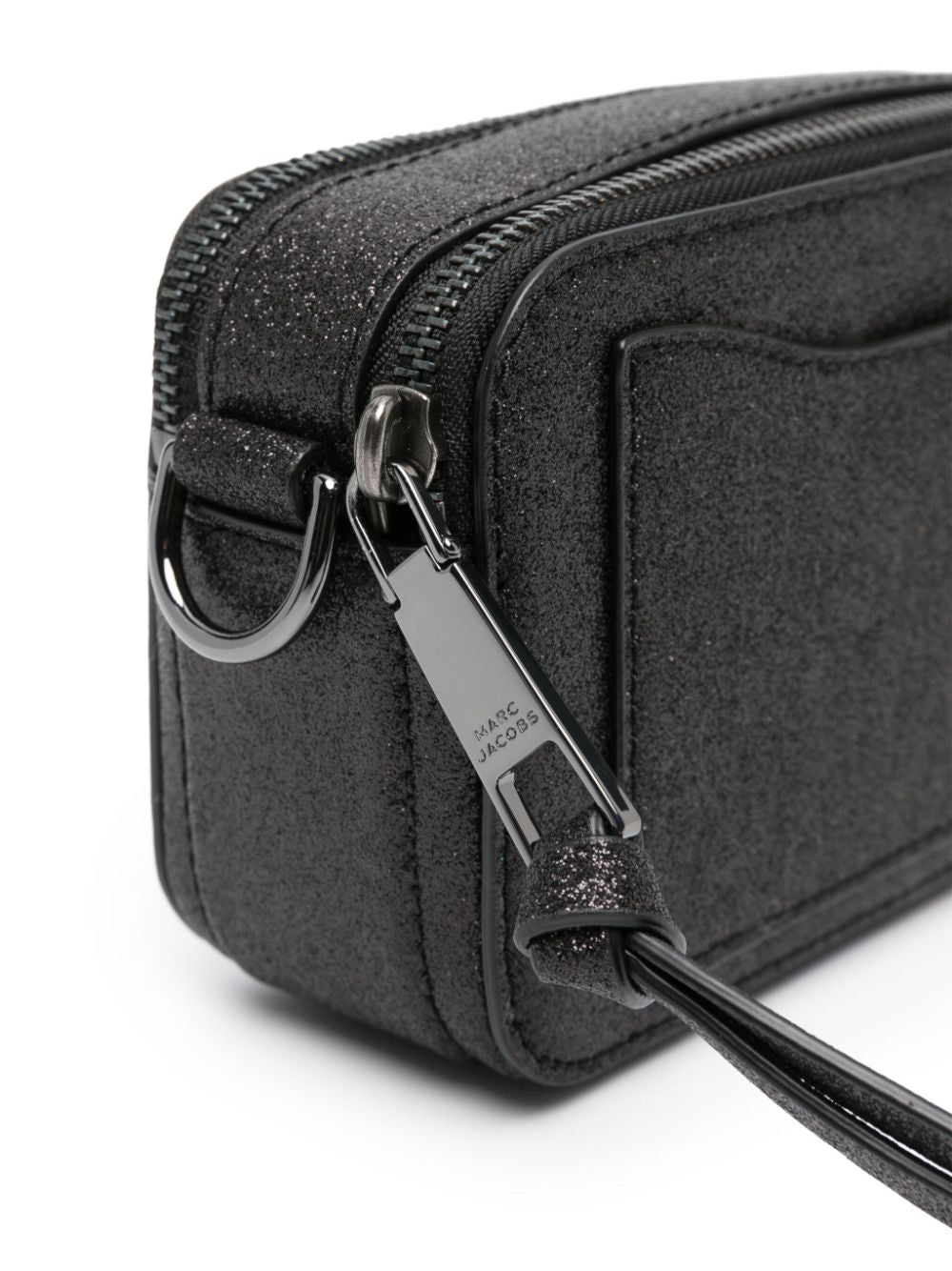 Marc Jacobs The Metallic Glitter Snapshot camera bag