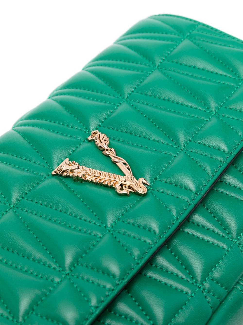 Versace Virtus quilted shoulder bag