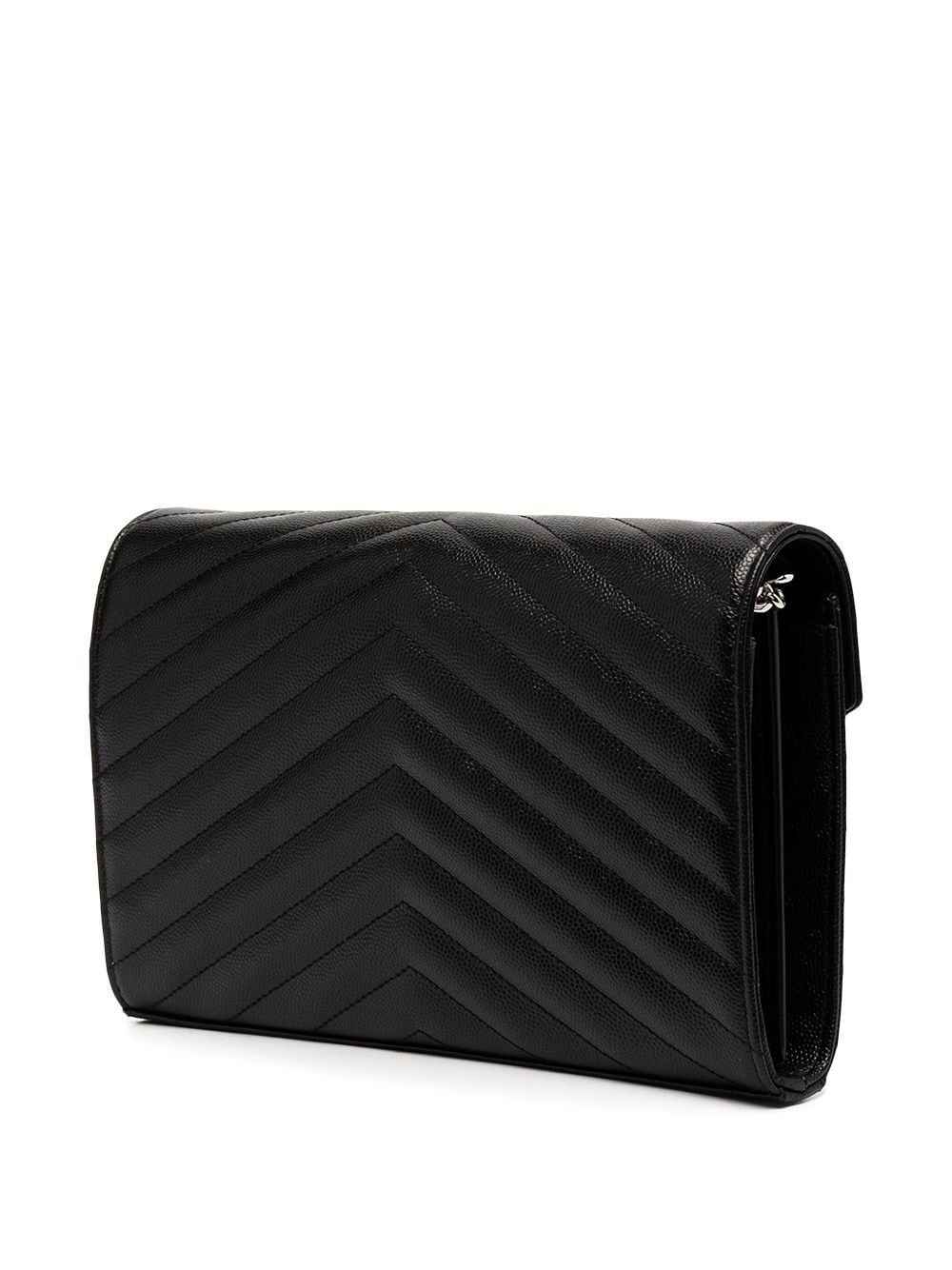 Saint Laurent monogram wallet on chain