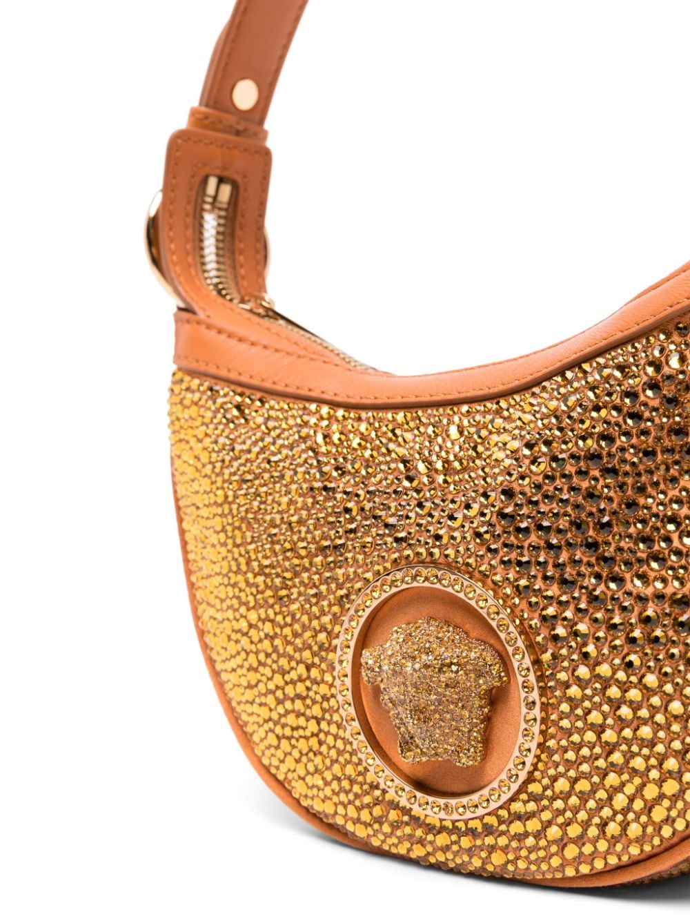 Versace Repeat crystal-embellished shoulder bag