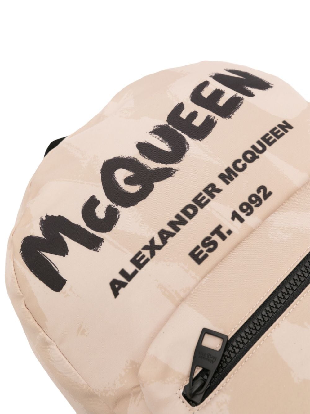 Alexander McQueen logo-print shoulder bag