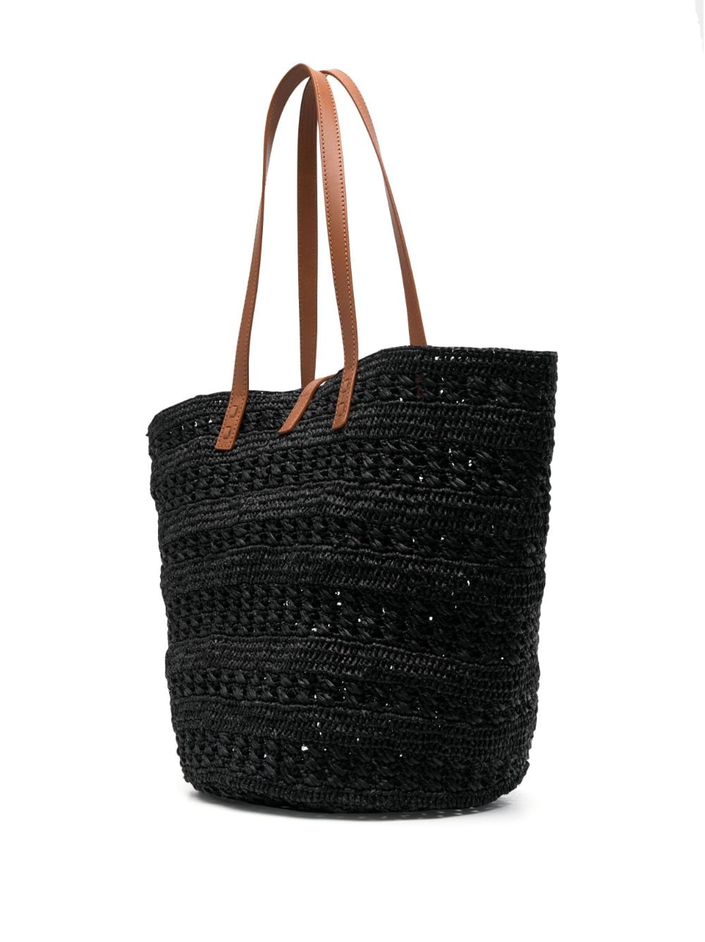 Saint Laurent YSL plaque tote bag