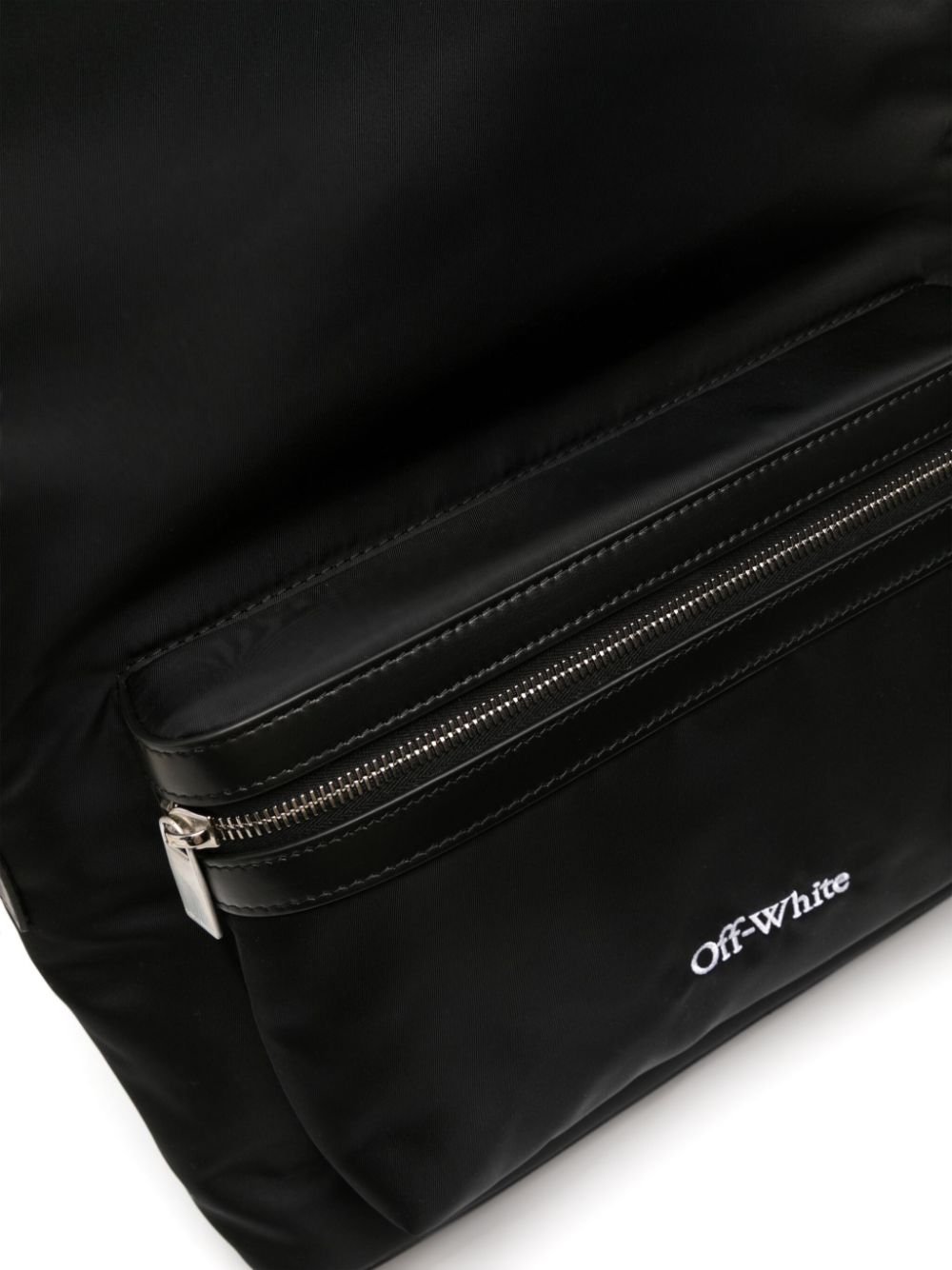 Off-White embroidered-logo backpack