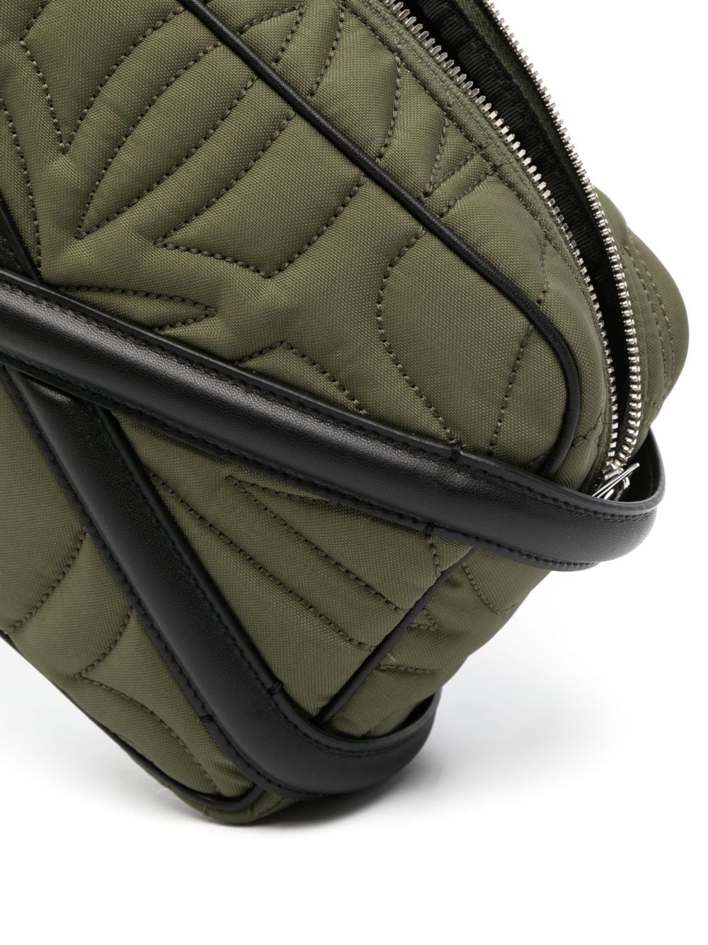 Alexander McQueen The Harness quilted camera bag
