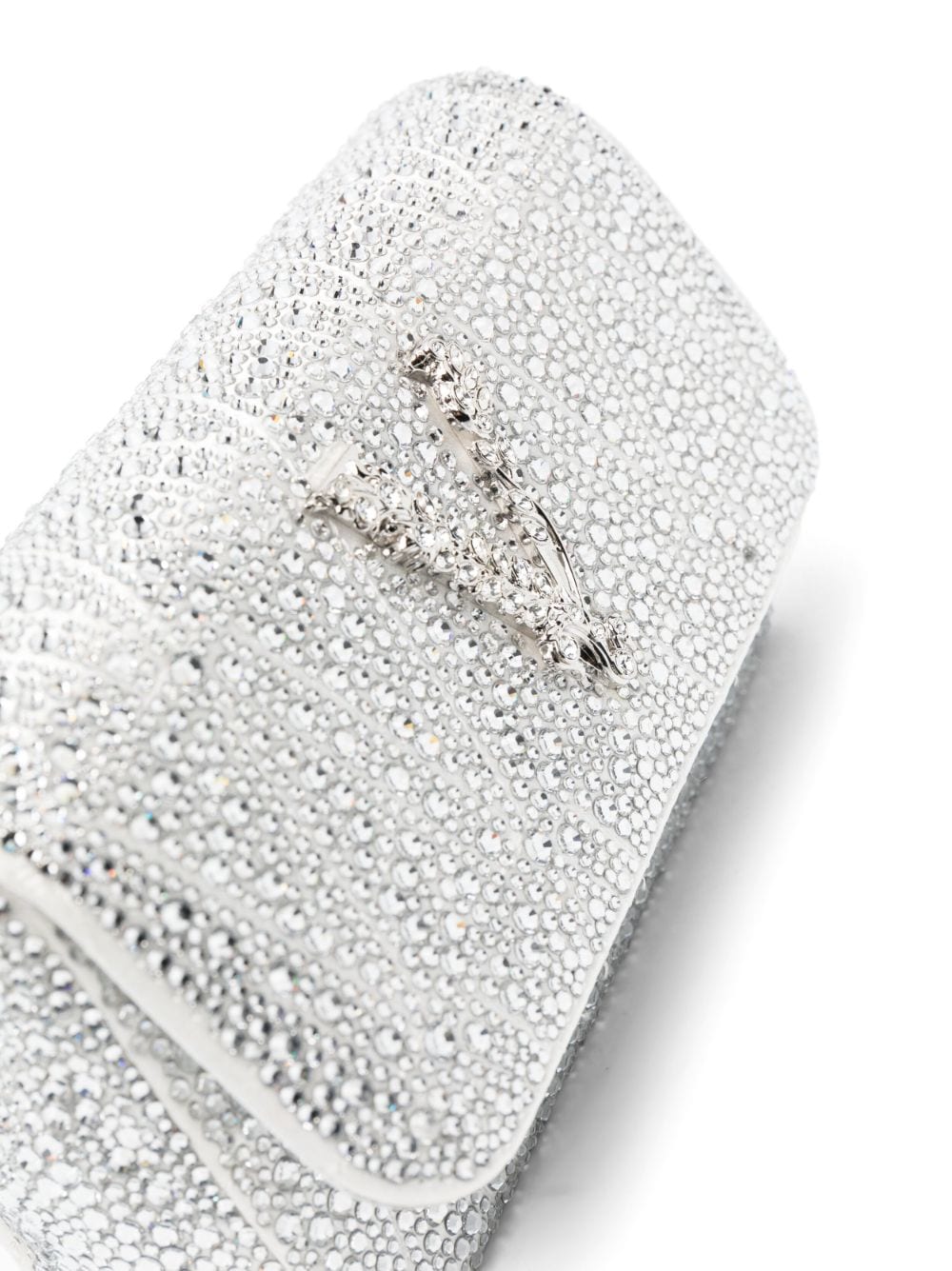 Versace Virtus rhinestone-embellished shoulder bag