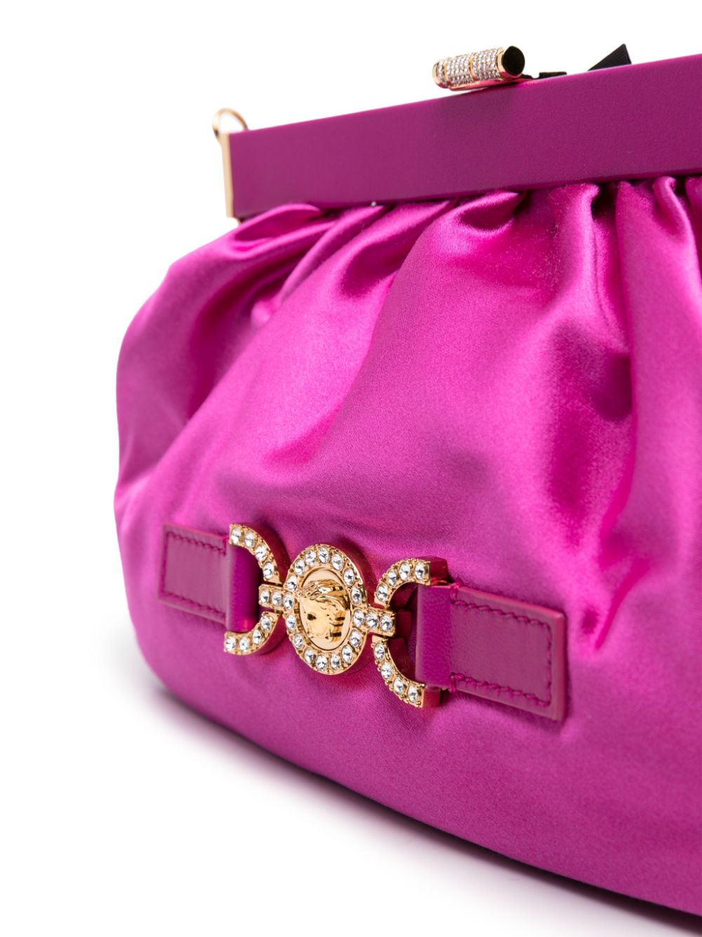 Versace Medusa-plaque clutch bag