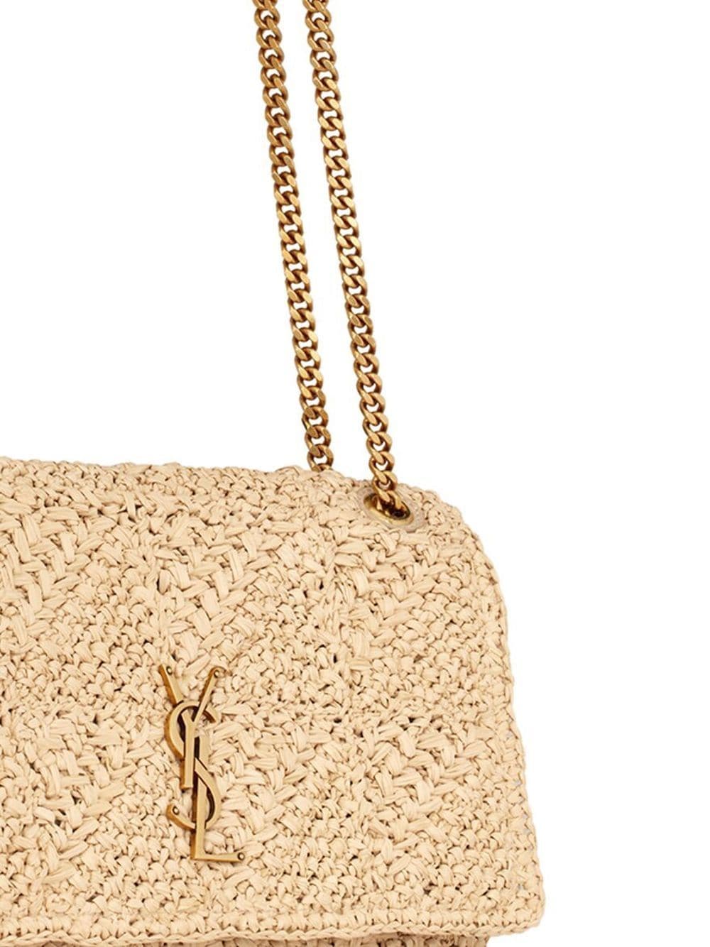 Saint Laurent woven chain strap bag