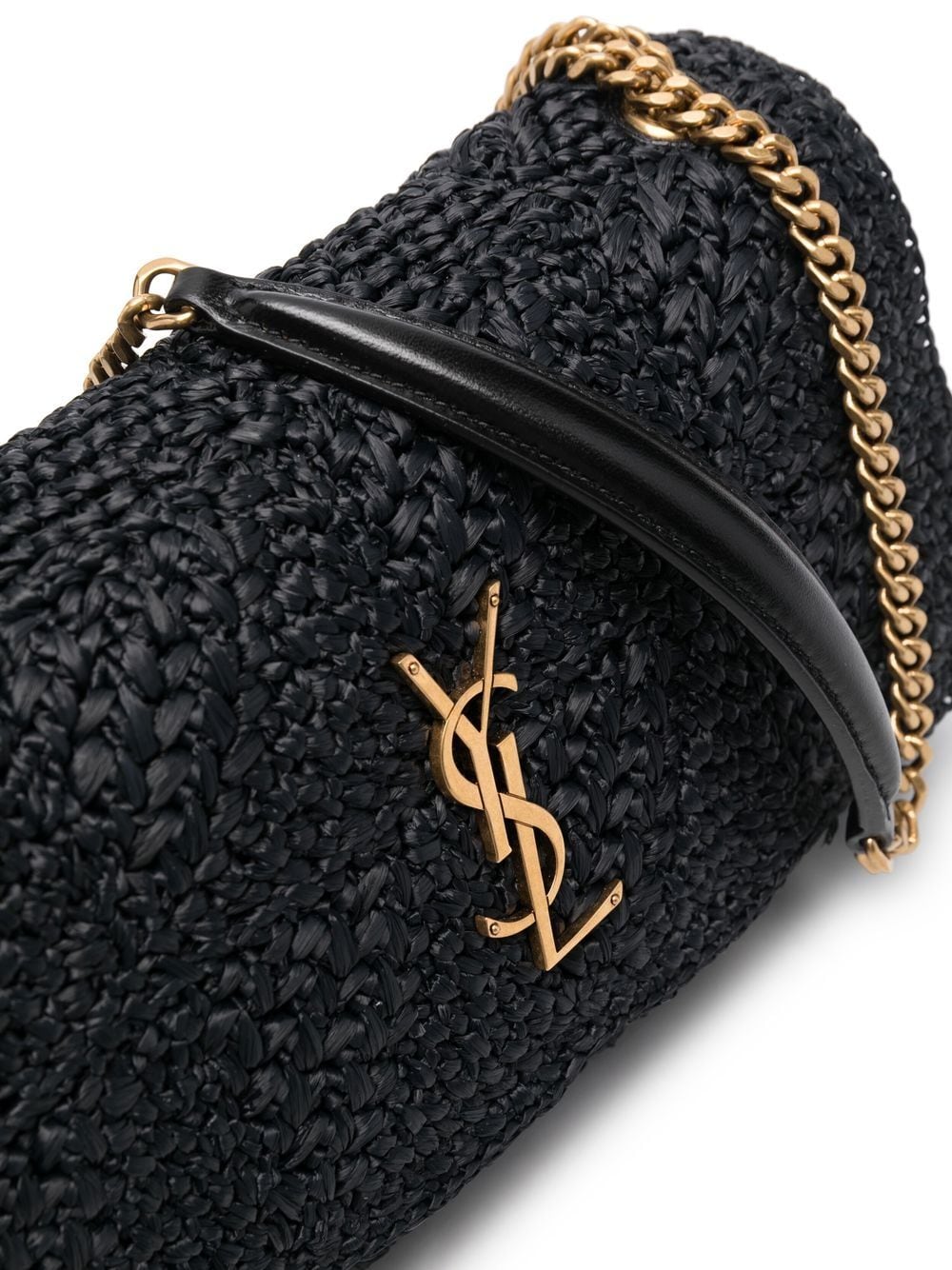Saint Laurent woven chain strap bag