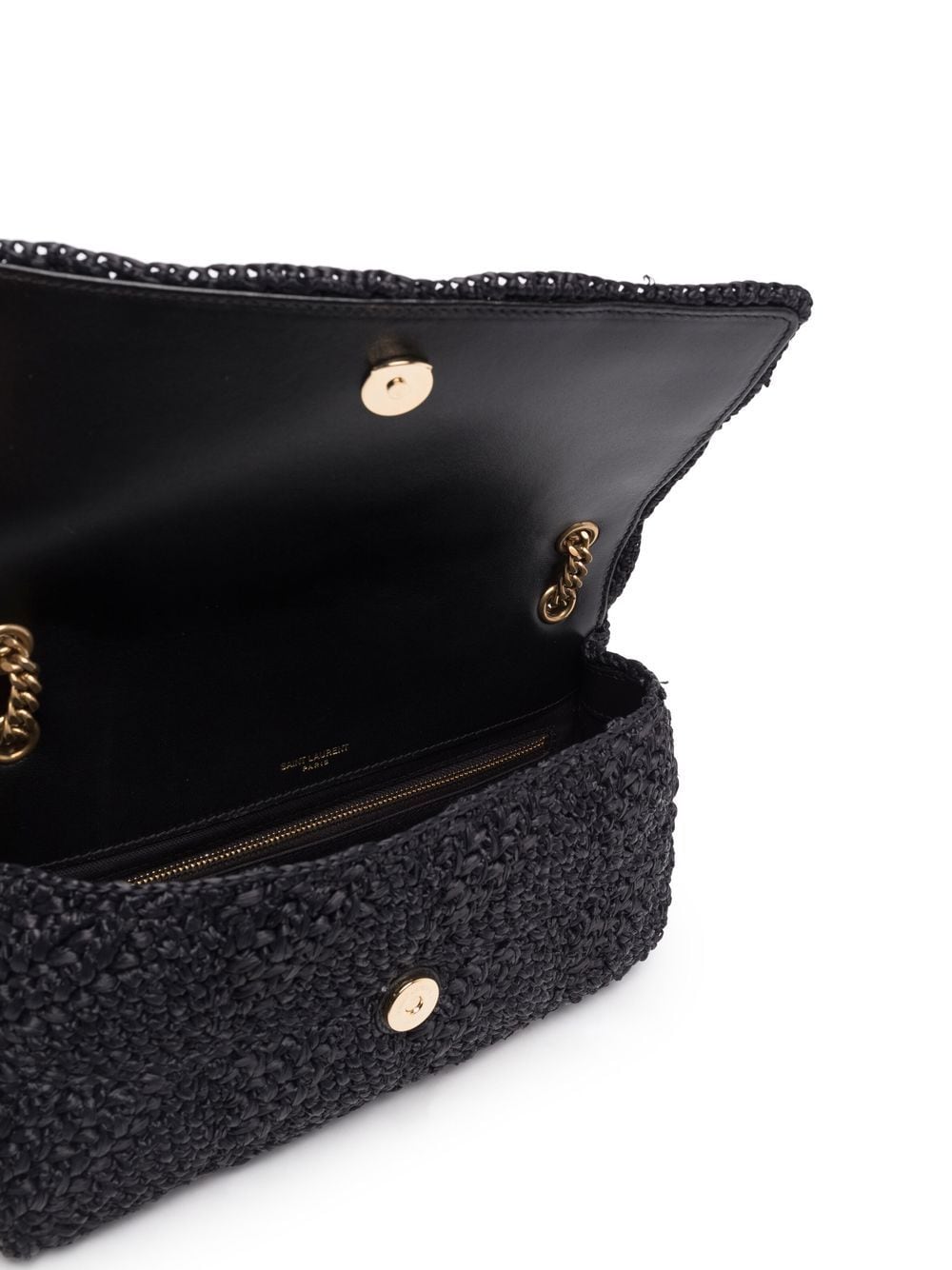 Saint Laurent woven chain strap bag