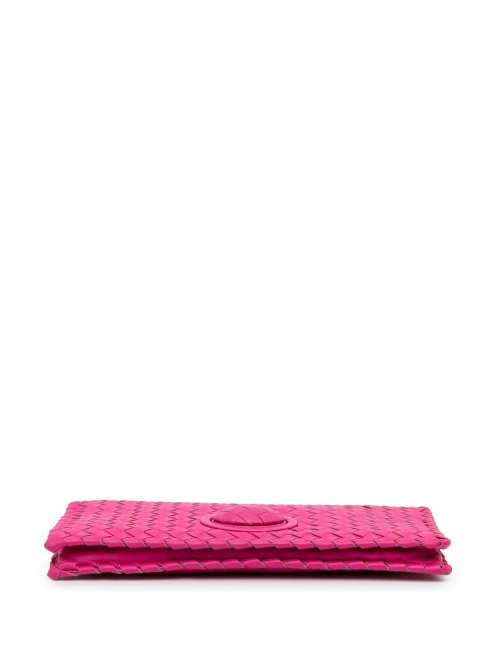 Bo*te*ga ve*ne*ta 2012 intrecciato flap clutch bag