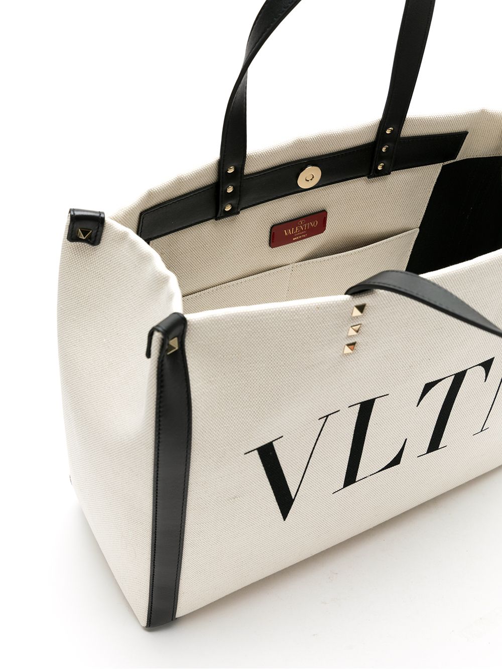 Valentino Garavani VLTN logo canvas tote