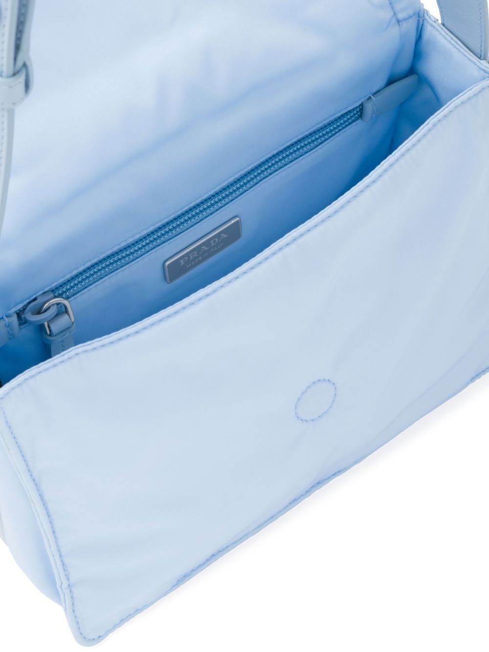 Pra*a small padded re-nylon shoulder bag