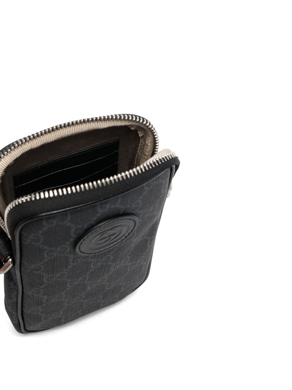 G*u*i monogram-pattern shoulder bag