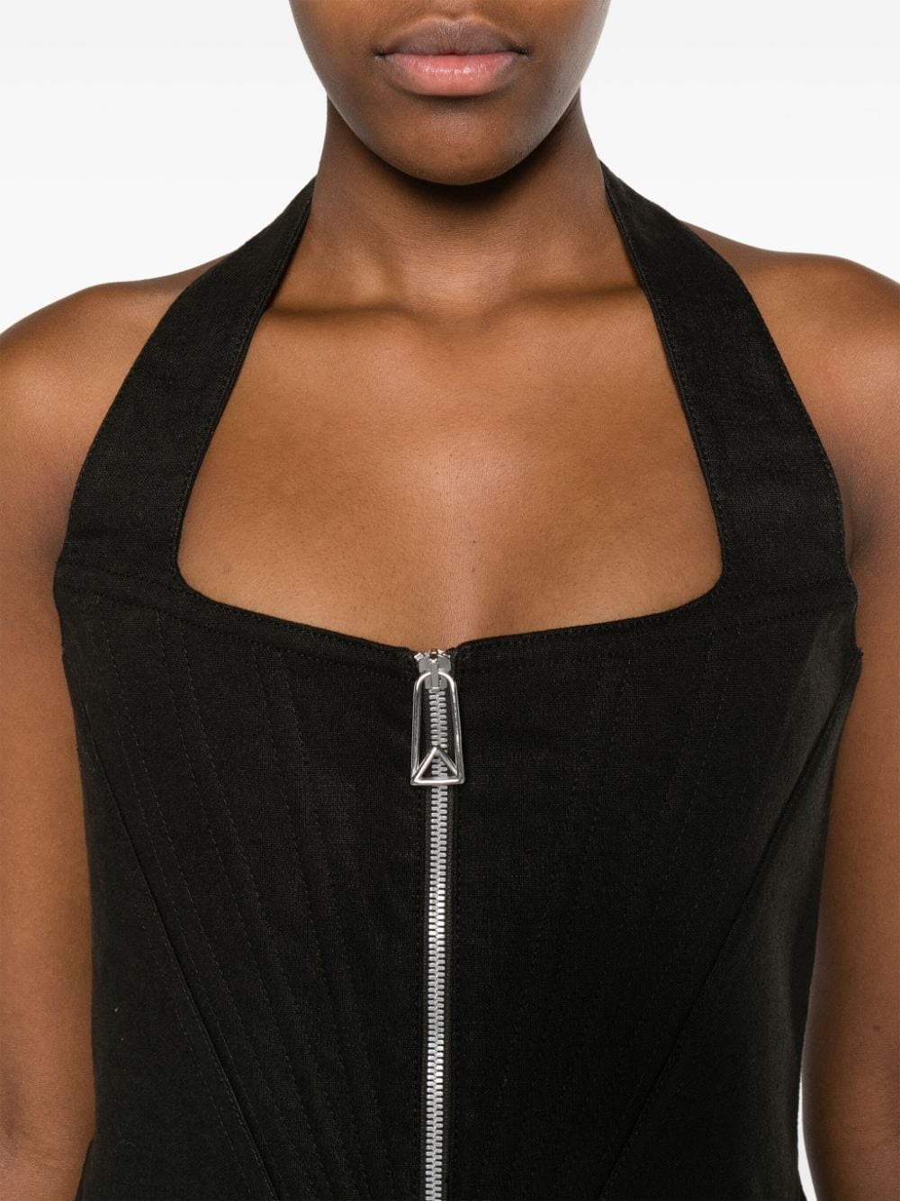 Bo*te*ga ve*ne*ta halterneck linen jumpsuit