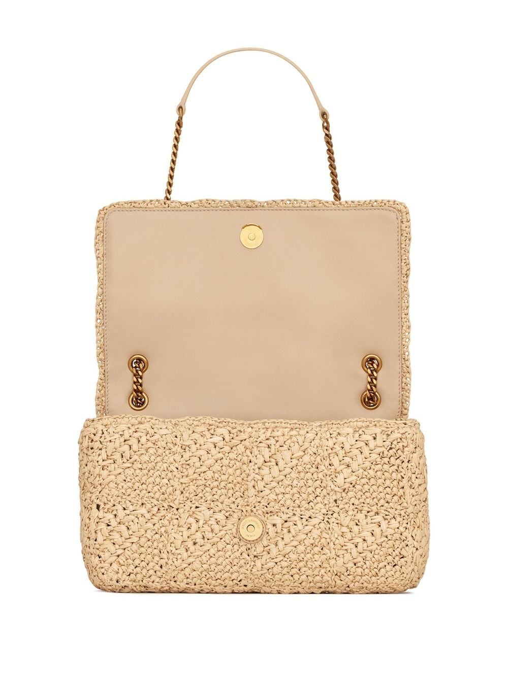 Saint Laurent woven chain strap bag