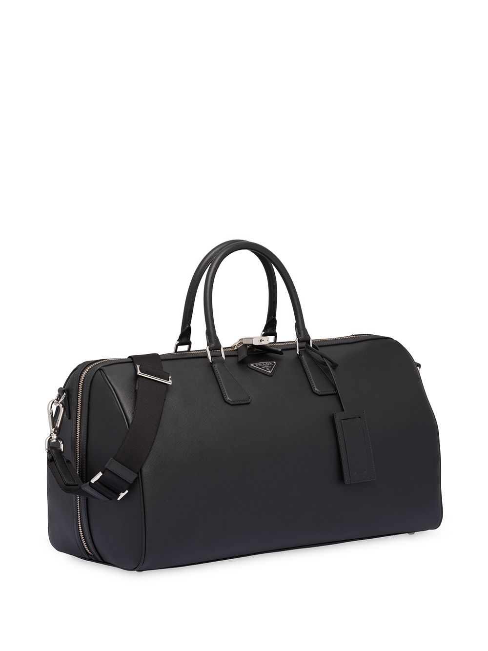 Pra*a re-nylon logo-plaque backpack