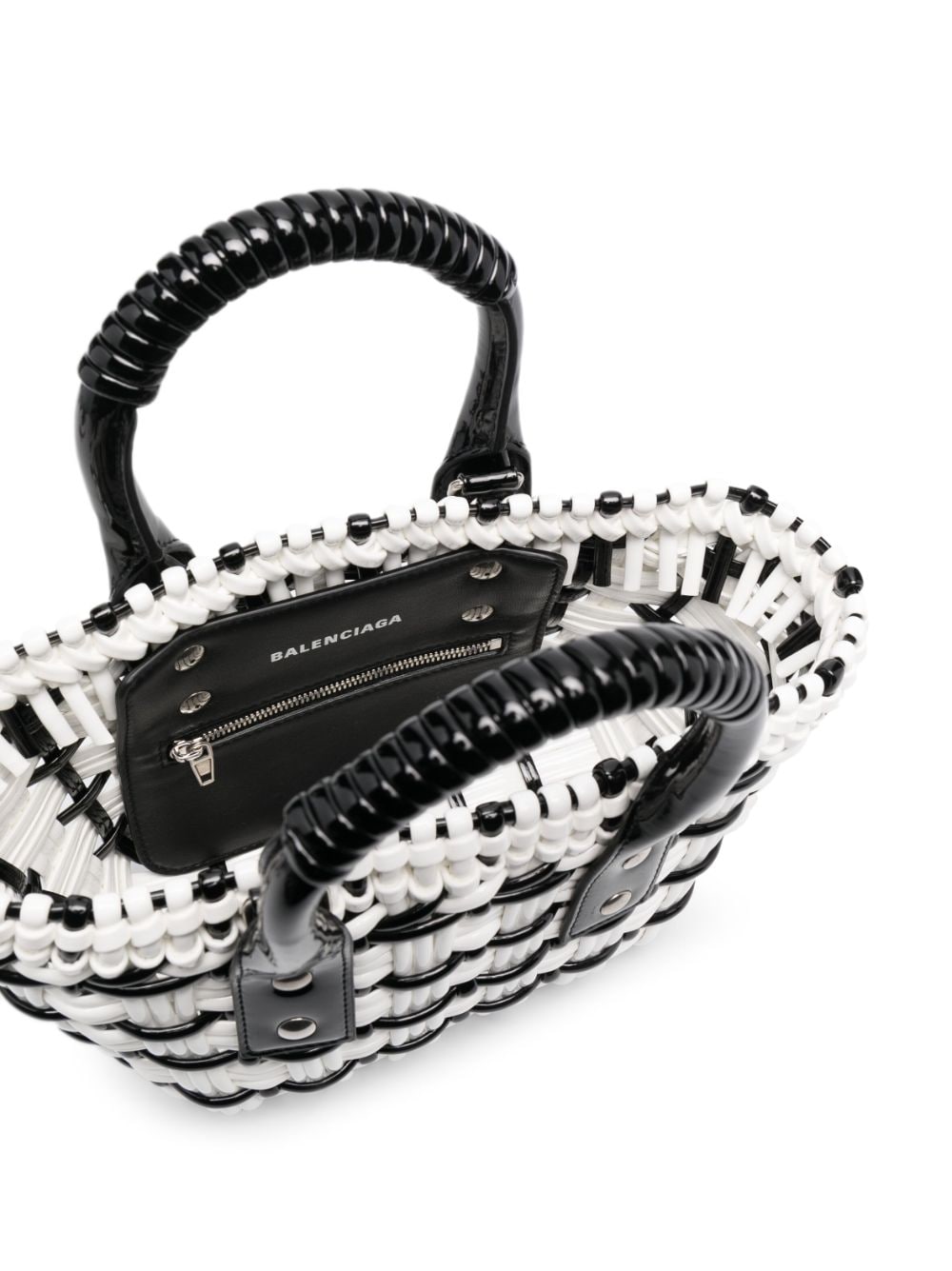 Ba*len*cia*ga xxs bistro basket tote bag
