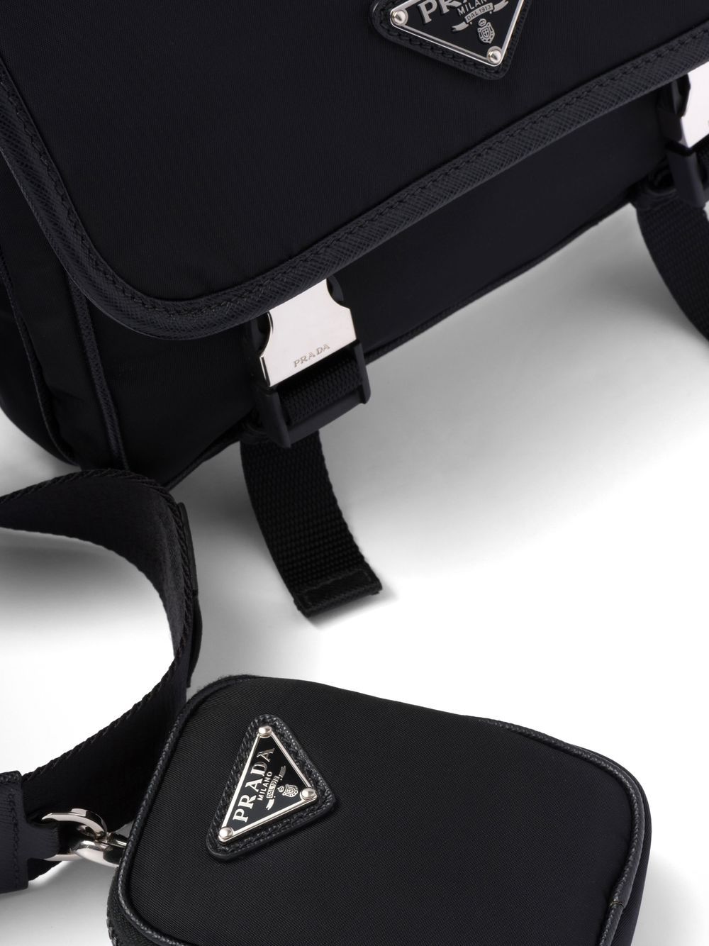 Pra*a re-nylon shoulder bag